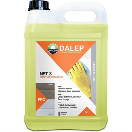 DALEP TTA50066 Nettoyant Dégraissant Universel Net 3-5 litres