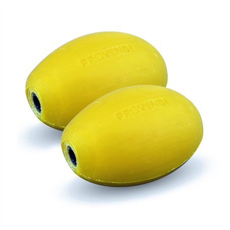 Provendi Savon Jaune Rotatif (Lot de 2) - Recharge à écrou. (Porte Savon Non Inclus)