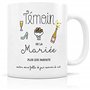 Label'tour Mug Céramique - Temoin de la Mariée- Crea Bisontine