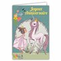 Afie 67-1110 Carte Joyeux Anniversaire Licorne Poney Fille Princesse Couronne Fleurs Roses