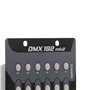 BoomToneDJ DMX 192 mk2 Contrôleur DMX 512 professionnel Console 192 canaux. 23 banques de 8 scènes programmables. Contrôle jeux
