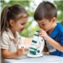 Todeco Microscope 60X-180X pour Enfants et Étudiants - Ensemble avec Zoom Éclairé par LED, 12 Lames Préparées - pour l'Observati
