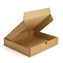 5 cartons d'emballage plats 46 x 36 x 5 cm - Simple cannelure
