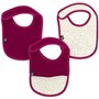 Lot x3 bavoirs - DOMIVA - 0-6 mois - Gaze de coton - Grenadine