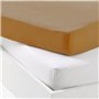 Lot 1 alese + 1 drap housse - P'TIT DODO - 60 x 120 cm - Blanc / Caramel
