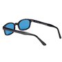 KD's X 1129 - Lunettes de soleil sportifs et motards - homme & femme - s'adaptent sous casque moto vélo ski - Verres turquoises 