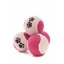 ZAMIBO Filet de 4 Mini balles de Tennis diam.4 cm