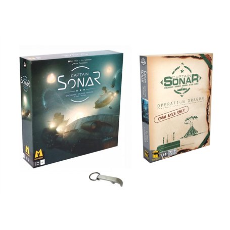 Lot Jeux Français Captain Sonar Extension Opération Dragon + 1 Décapsuleur Blumie