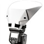 Casquette diffuseur Flash Externe Cobra reflecteur Compatible Toutes Marques Yongnuo Canon Nikon etc. - ADAPTOUT Marque FRANÇAIS