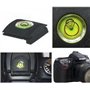X2 Protège Griffe avec Niveau à Bulle Cache Griffe Flash. Cache Sabot Flash pour Appareil Photo DSLR Protection Niveau a Bulle P