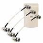 3X Cable 3G SDI 10Cm Angle Coude 90° 90 degrès RG179 Supporte HD-SDI 3G SDI 4K 8K 75 Ohm