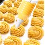 PARENCE.- Décorateur de Gâteaux Seringue avec 8 Embouts - Transformez Vos Créations Culinaires en Œuvres d'art