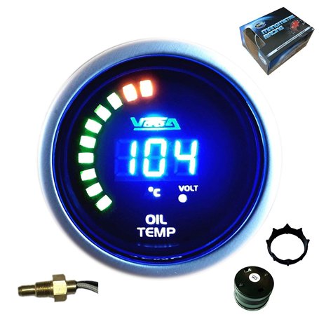 Manomètre Vega® température d'huile 20-150 °C affichage numérique et leds 52 mm marque Française