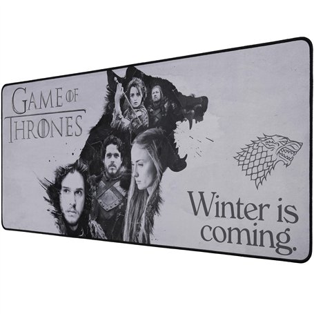 Subsonic Game of throne - Tapis de souris XXL 90 cm x 40 cm - Cadeau Tapis de bureau gaming Game of throne sous licence officiel