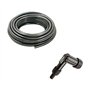 KIT ALLUMAGE : FIL A BOUGIE 7MM + ANTIPARASITE LB10F MOBYLETTE SCOOTER MOTO TONDEUSE MOTOCULTEUR CAPUCHON DE BOUGIE