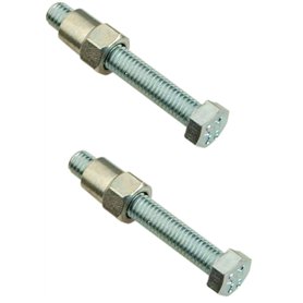 2x TENDEUR DE CHAINE MOBYLETTE MBK 41 51 DIAMETRE M5 x 0.8 CYCLOMOTEUR VIS ECROU