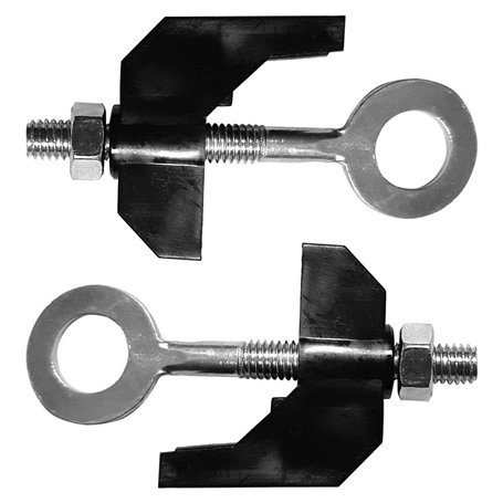 cyclingcolors 2X Tendeur de Chaine M6 vélo hollandais Gazelle 65mm ajusteur Tension à vis épaisseur Cadre 7