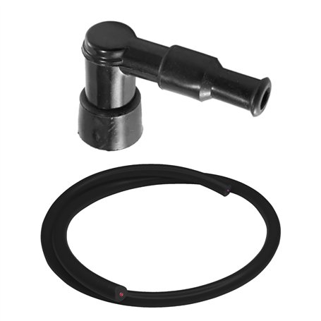 cyclingcolors Antiparasite capuchon de bougie et câble allumage Ø7mm 1m connecteur étanche moteur moto scooter quad tondeuse tra