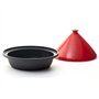 WEB2O Tajine Induction et Vitro-céramique INOX (Rouge)