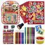Pokémon - Kit Malette Coloriage Enfants Dessin - Feutres - Crayon de couleurs pour dessiner - Stickers Autocollant - Idée Cadeau