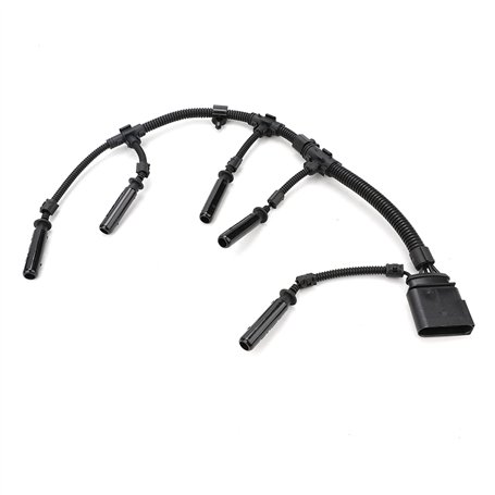 Faisceau Câble Connecteur pour Bougie de Préchauffage compatible avec TRANSPORTER 5 V T5 2.5 TDI - 070971277B