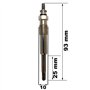 (Lot de 4) Bougie de préchauffage compatible avec SOLENZA ARENA CLIO 2 II KANGOO THALIA TRAFIC 1,9l Diesel 1,9D F8Q TD Turbo Die