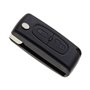JONGO® – Coque de Clé sans Lame Compatible avec Citroën C2, C3, Berlingo II (B9) | CE0536 | 2 Boutons | Remplacement Télécommand