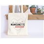 Manahia Totebag Maman - Je suis une Mamounette very Parfaite - 100% Coton - Sac Maman - Sac cabas - Cadeau Noël Maman - Annonce