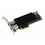 KALEA-INFORMATIQUE Carte contrôleur réseau 2 Ports Gigabit Ethernet RJ45 sur Port PCIe x4. Power Over Ethernet PoE+ 30W avec Chi