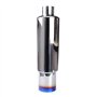Mota Silencieux Sport Voiture Chromé Tuning entrée 63mm 2.5 pouces sortie 100mm 4.0 Echappement Accessoire Equipement Inox Coule