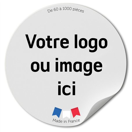 Autocollants personnalisés - Stickers personnalisables pour logos et images - Résistants à l'eau et au lave-vaisselle. Parfaits