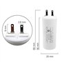 Condensateur 4µF pour moteur de volet roulant Cosses 2.8 mm