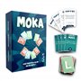 Moka Jeu de Société 2 à 4 Joueurs, Jeu de Mémoire Educatif, Jeux de Lettres Adultes et Enfants, Créez des Mots et Retenez Les Le
