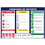Consignes de sécurité - format paysage
