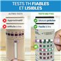 MILYTEC 150 Bandelettes Tests TH Eau Potable – Kit Analyse Dureté de l’Eau Calcaire – Testeur TH Adoucisseur, Aquarium, Piscine