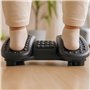 Repose-Pieds Ergonomique Ajustable avec Massage et Pédales Mobiles - Inclinaison Réglable +17°/-17°, Rouleaux de Massage Intégré