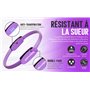 FIT-FATH-Anneau pilate-Cercle Pilate-Accessoire Yoga-Ballon Gymnastique-Bande de résistance-Elastique de Force-Fitness- Sport-Mu