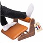MSZERONE Repose-Pieds Bureau Réglable en Hauteur avec Support de Cheville