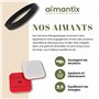 AIMANTIX - Pendentif Hématite Magnétique - Pour Hommes Et Femmes - Allie Les Vertus Des Minéraux Et Des Aimants - Déstressant Na