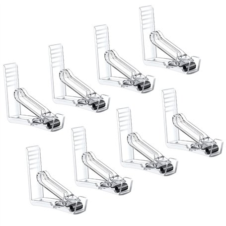CZ Store®-✮Marque Française✮-Pince Nappe|Lot de 8|✮✮Garantie A Vie✮✮-Fixe Nappe avec Clip à Ressort-Pince Nappe Exterieur en Pla