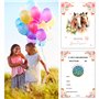 STUDIO MANALI 12 cartes invitation anniversaire à gratter enfant fille et garçon - 12 enveloppes - 12 stickers - theme CHEVAL