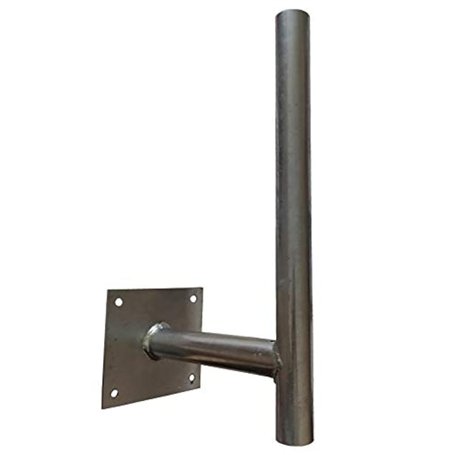 Support Mural Hauteur 45 cm déport 25cm diamètre 38mm pour antennes 4G LTE 5G