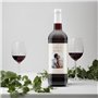 Étiquettes à personnaliser pour bouteille de vin (lot de 6) - ajoutez votre photo et vos textes - étiquette personnalisée - cade