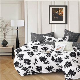 DRAP HOUSE Housse de Couette 220x240 cm avec 2 Taies d'oreiller 63x63 cm – Parure de lit en Coton Douce,Fermeture Éclair, pour L DRAP HOUSE Housse de Couette 220x240 cm avec 2 Taies d'oreiller 63x63 cm – Parure de lit en Coton Douce