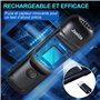 Éthylotest Électronique - Rechargeable & Portable – Éthylomètre Numérique Moderne avec Écran LCD - Capteur Sensible & Détection 