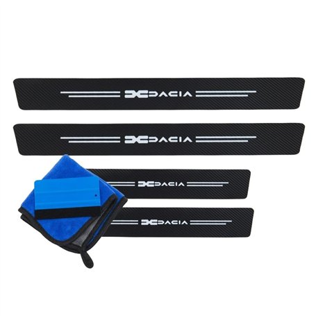 ODOKIT Seuil De Protection Porte Fibre De Carbone - Compatible avec Dacia Duster