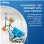 Shelly 2L Gen3 - Interrupteur connecté Wi-Fi, 2 canaux 200-700 W, Fil Neutre non requis, Bypass 1L/2L inclus, Éclairage connecté