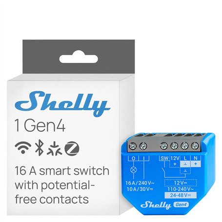 Shelly 1 Mini Gen4 - Module interrupteur Matter