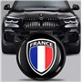 SkinoEu Badge de Capot Avant et pour Coffre Compatible avec BMW Embleme 82 mm 51767288752 Drapeau Francais France Flag EX 5