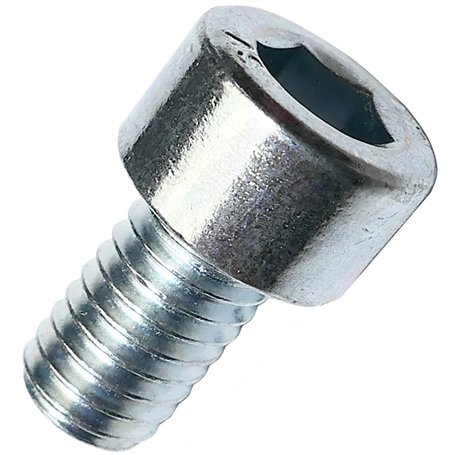 Aerzetix: 20 boulons vis à tête cylindrique M6x10mm DIN912 acier zingué empreinte 5mm Allen C18873